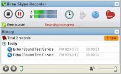 iFree Skype Recorder Screenshot