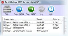 ReclaiMe Free RAID Recovery Screenshot