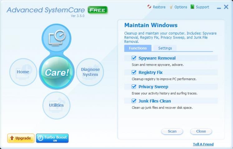 Advanced SystemCare Free screenshot