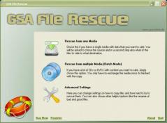 GSA File Rescue Screenshot