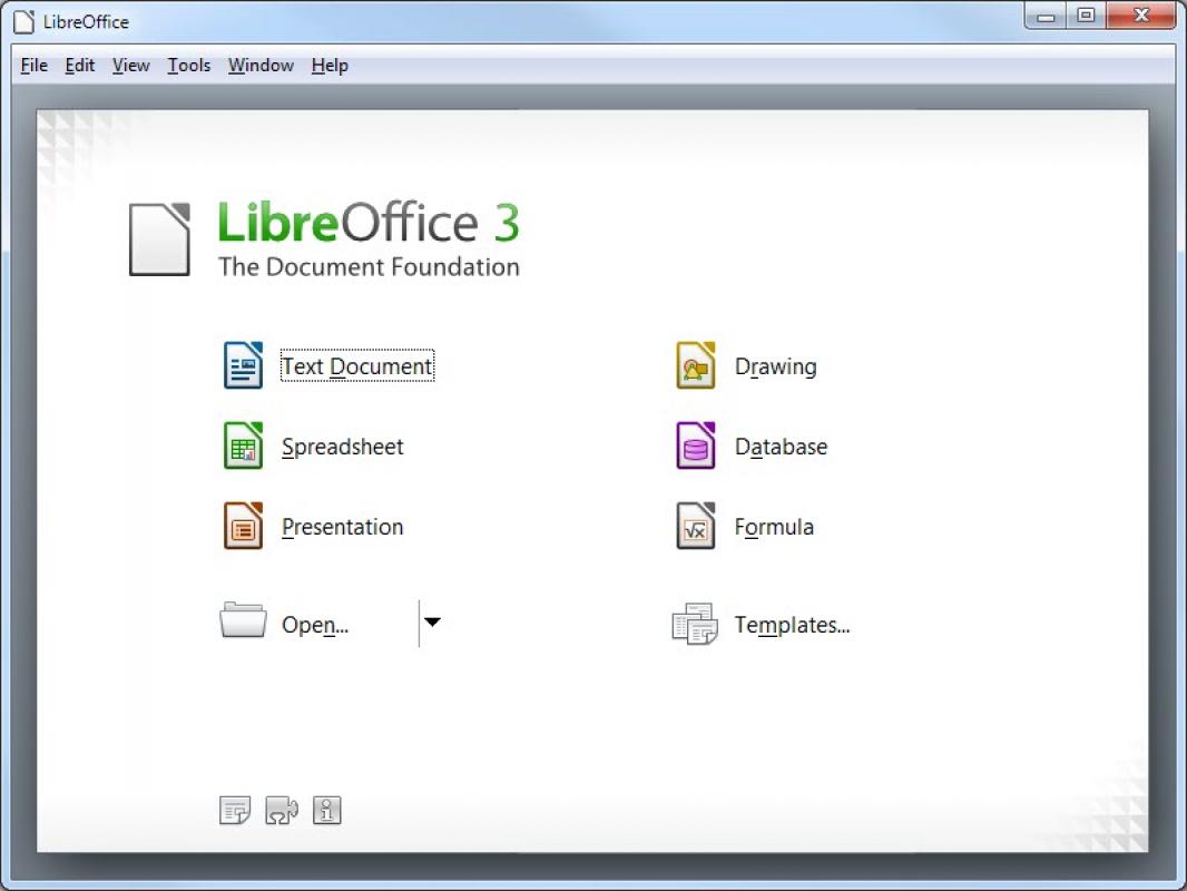 Portable LibreOffice screenshot