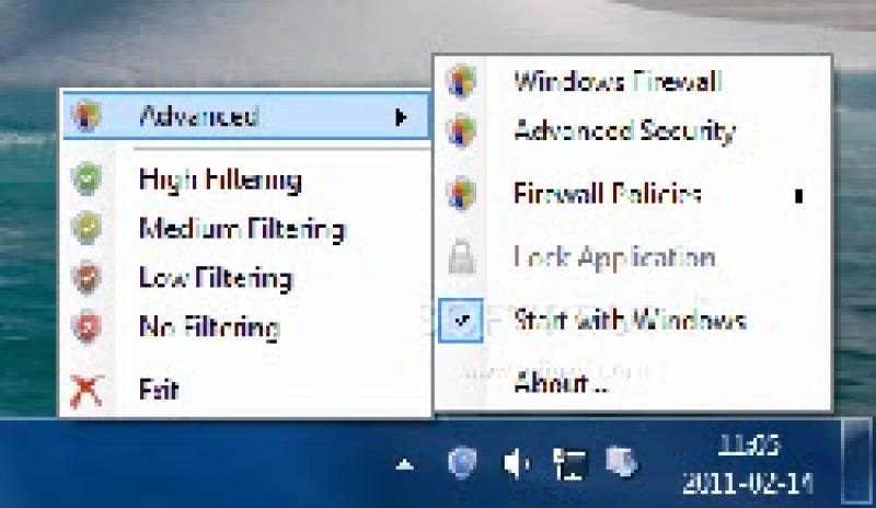 Windows Firewall Control screenshot