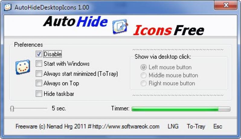 AutoHideDesktopIcons screenshot