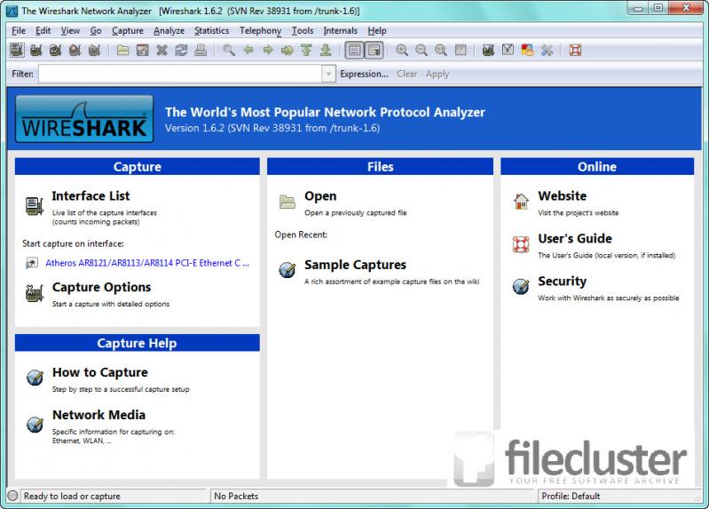 Wireshark screenshot