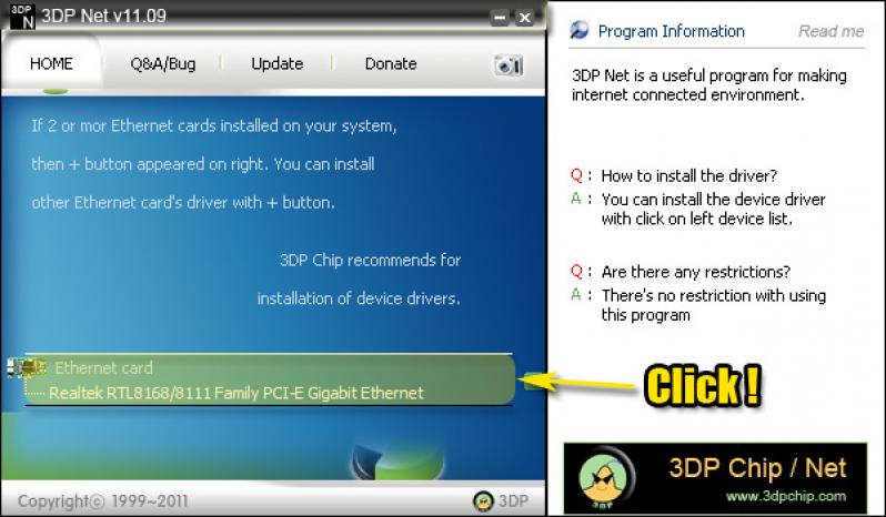 3DP Net screenshot