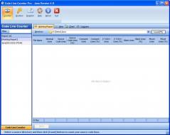 Code Line Counter Pro - Java Version Screenshot
