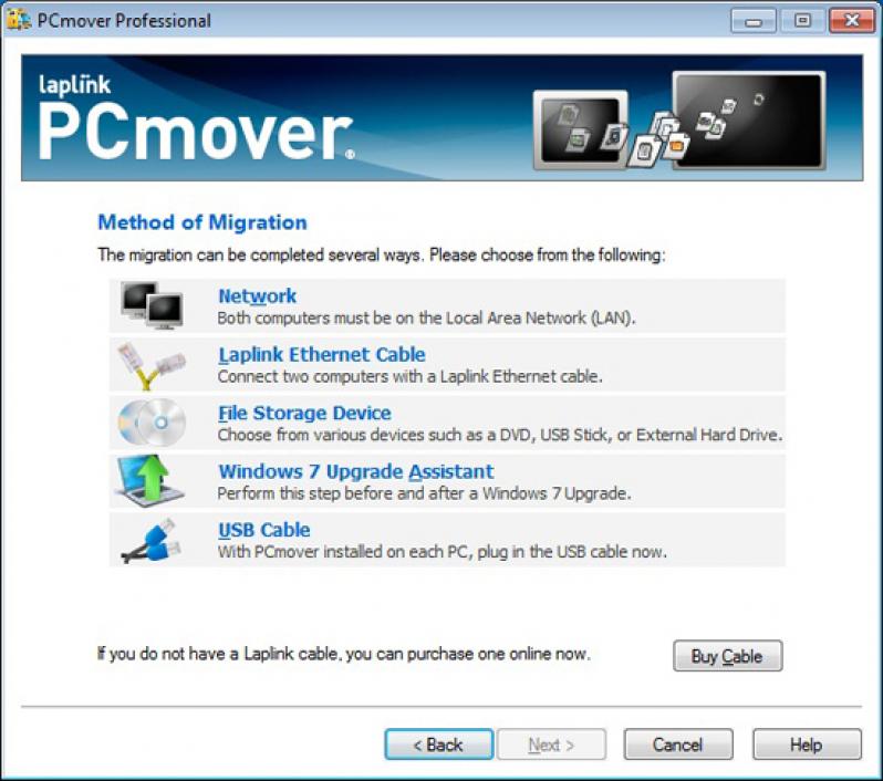 PCmover Professional screenshot