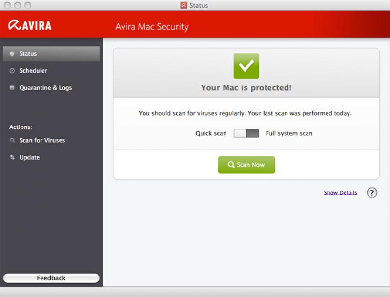 Avira Free Antivirus for Mac screenshot