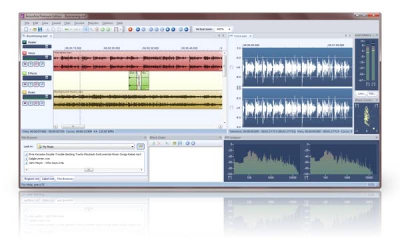 Acoustica Standard Edition screenshot