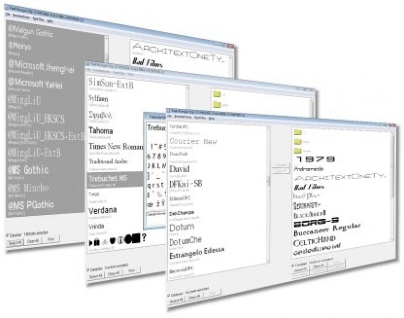 Font Wrangler screenshot