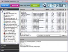 NTFS Undelete Screenshot