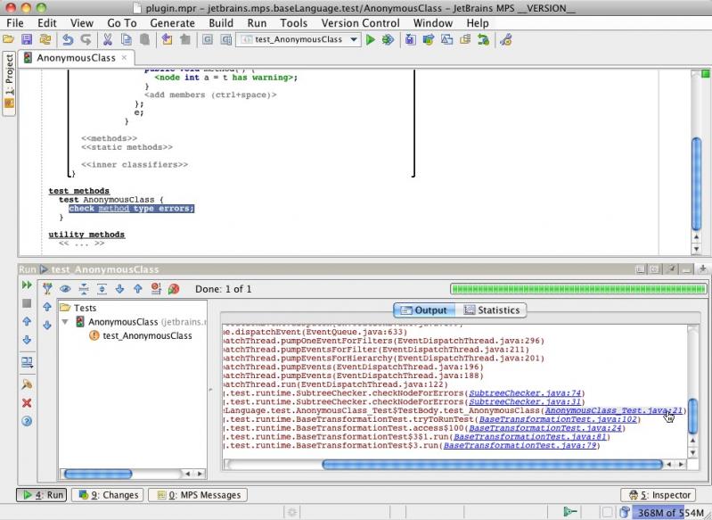 JetBrains MPS screenshot