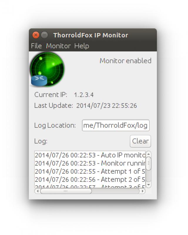 ThorroldFox IP Monitor screenshot