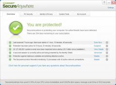 Webroot SecureAnywhere Antivirus Screenshot