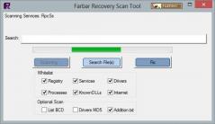 Farbar Recovery Scan Tool (FRST) Screenshot