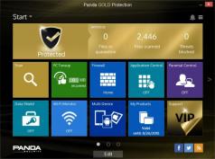 Panda Dome Premium (formerly Panda Gold Protection) Screenshot