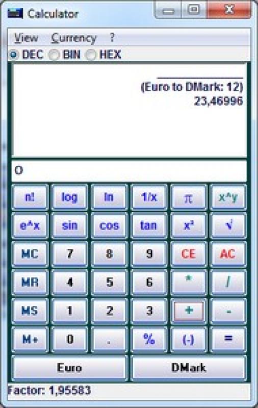 Alternate Calculator screenshot