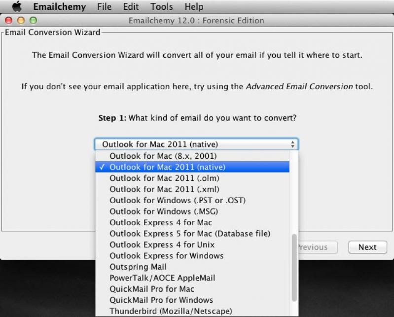Emailchemy screenshot