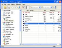 Proxy Log Explorer Enterprise Edition Screenshot