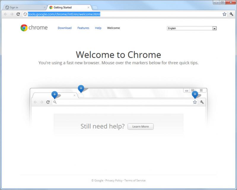 Google Chrome screenshot