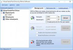 Virtual Serial Port Driver Pro Screenshot