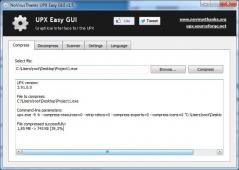 NoVirusThanks UPX Easy GUI Screenshot
