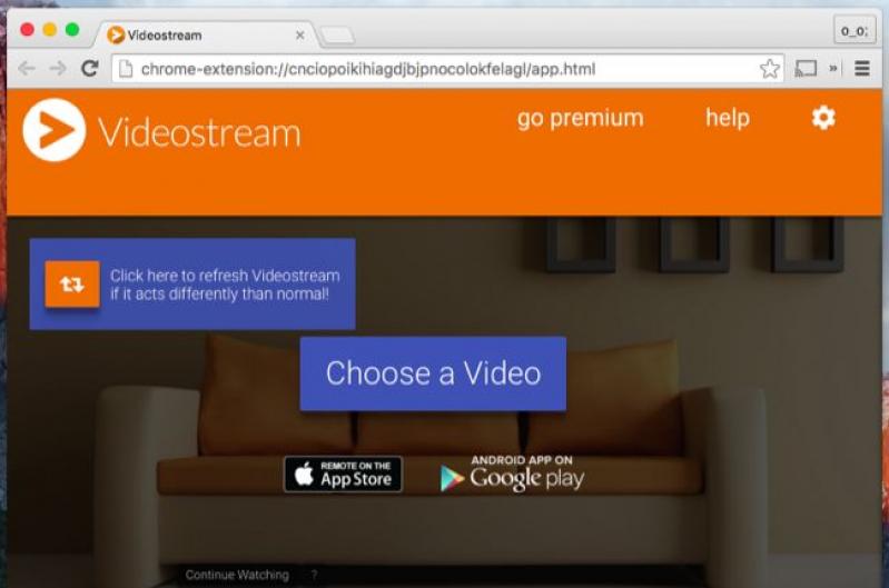 Videostream for Google Chromecast screenshot