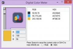 Digital Color Meter Screenshot