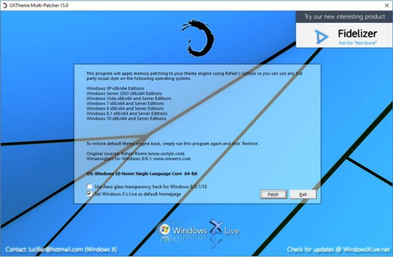 UXTheme Multi-Patcher screenshot