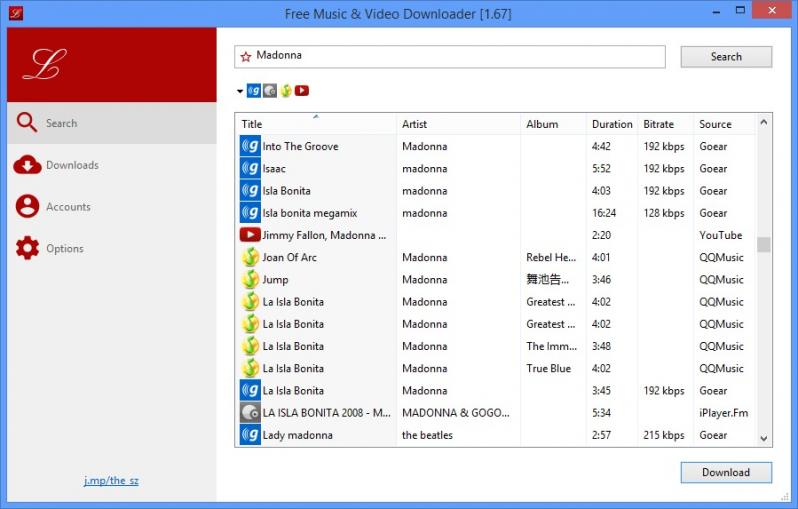 Free Music & Video Downloader screenshot