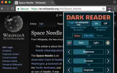 Dark Reader for Chrome Screenshot