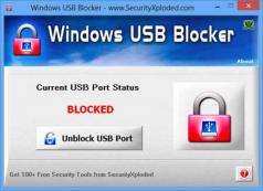 Windows USB Blocker Screenshot