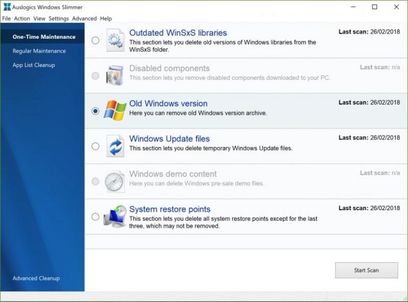 Auslogics Windows Slimmer screenshot