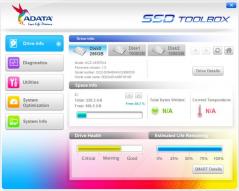 ADATA SSD ToolBox Screenshot