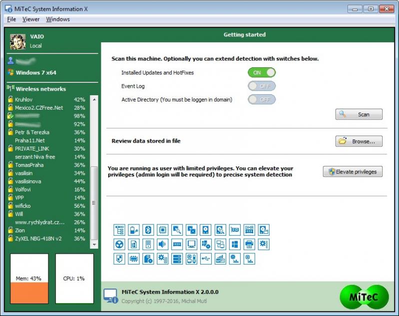 MiTeC System Information X screenshot