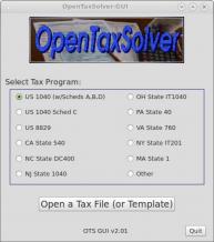 Open Tax Solver Screenshot