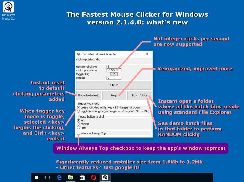The Fastest Mouse Clicker for Windows screenshot