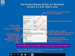 The Fastest Mouse Clicker for Windows Screenshot