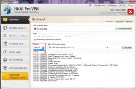 HMA! Pro VPN Screenshot