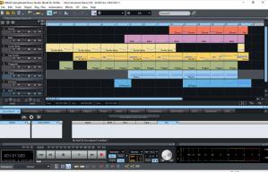 MAGIX Samplitude Music Studio Screenshot
