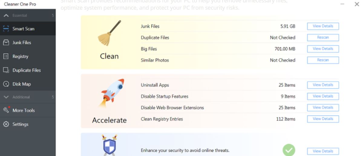 Cleaner One Pro screenshot