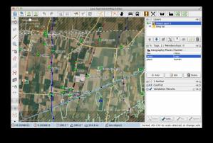 Java OpenStreetMap Editor Screenshot