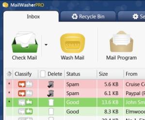 MailWasherPRO Screenshot