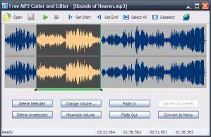 Free MP3 Cutter and Editor Screenshot