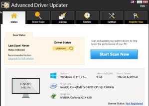 Advanced Driver Updater Screenshot