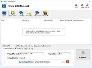 Kindle DRM Removal Screenshot