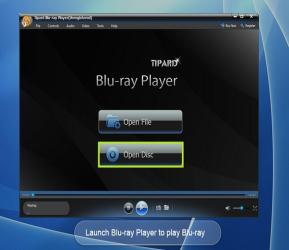 Tipard Blu-ray Player Screenshot