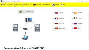 Communication Software for FANUC CNC Screenshot
