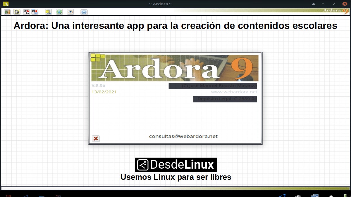 Ardora screenshot
