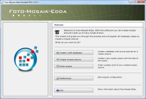 Foto-Mosaik-Edda Standard Screenshot